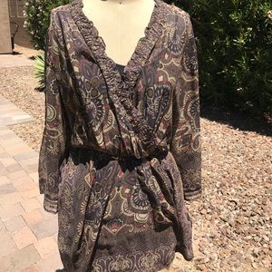 Joie sinched waist mini dress